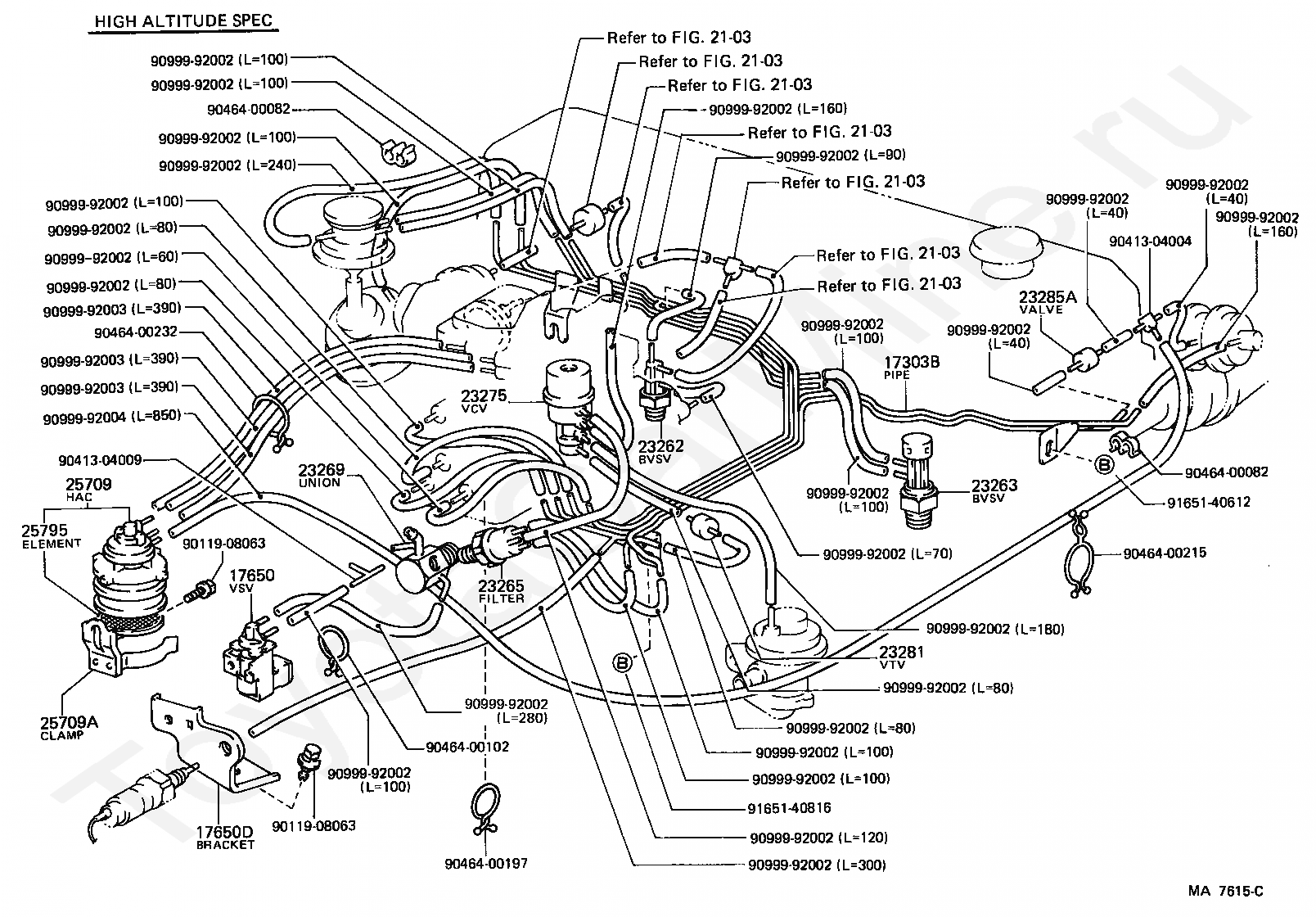 22r vacuum advance diagram