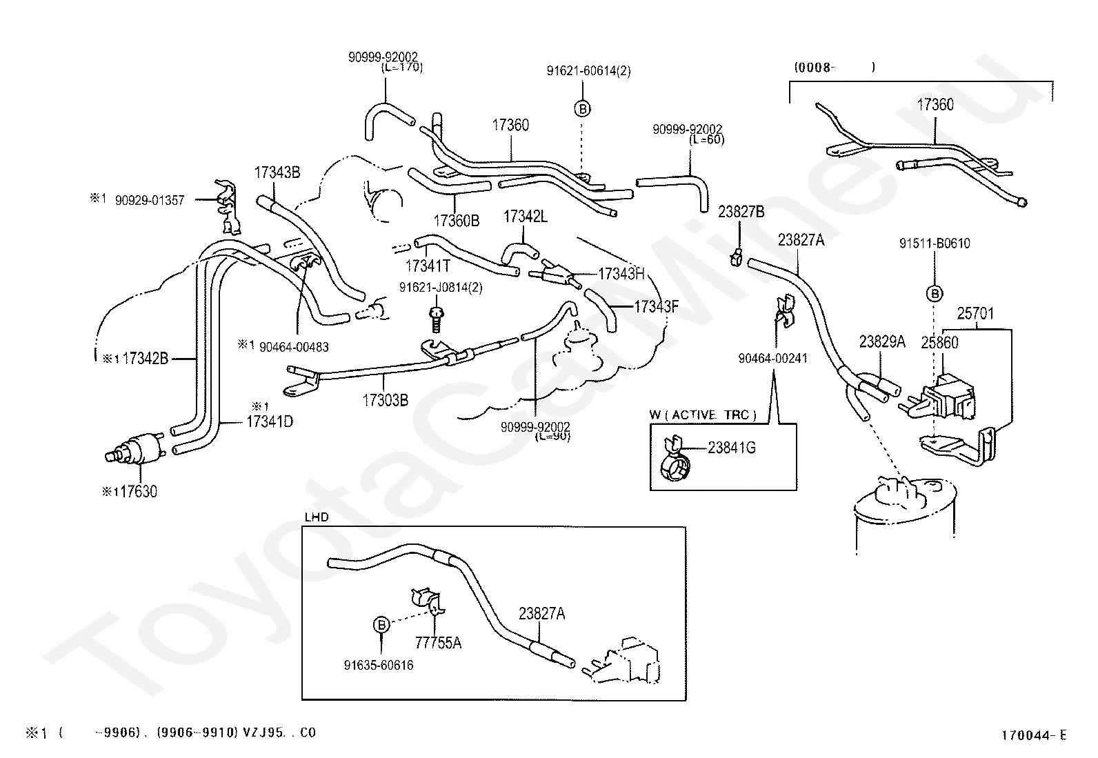Схема тормозной системы тойота прадо - фото