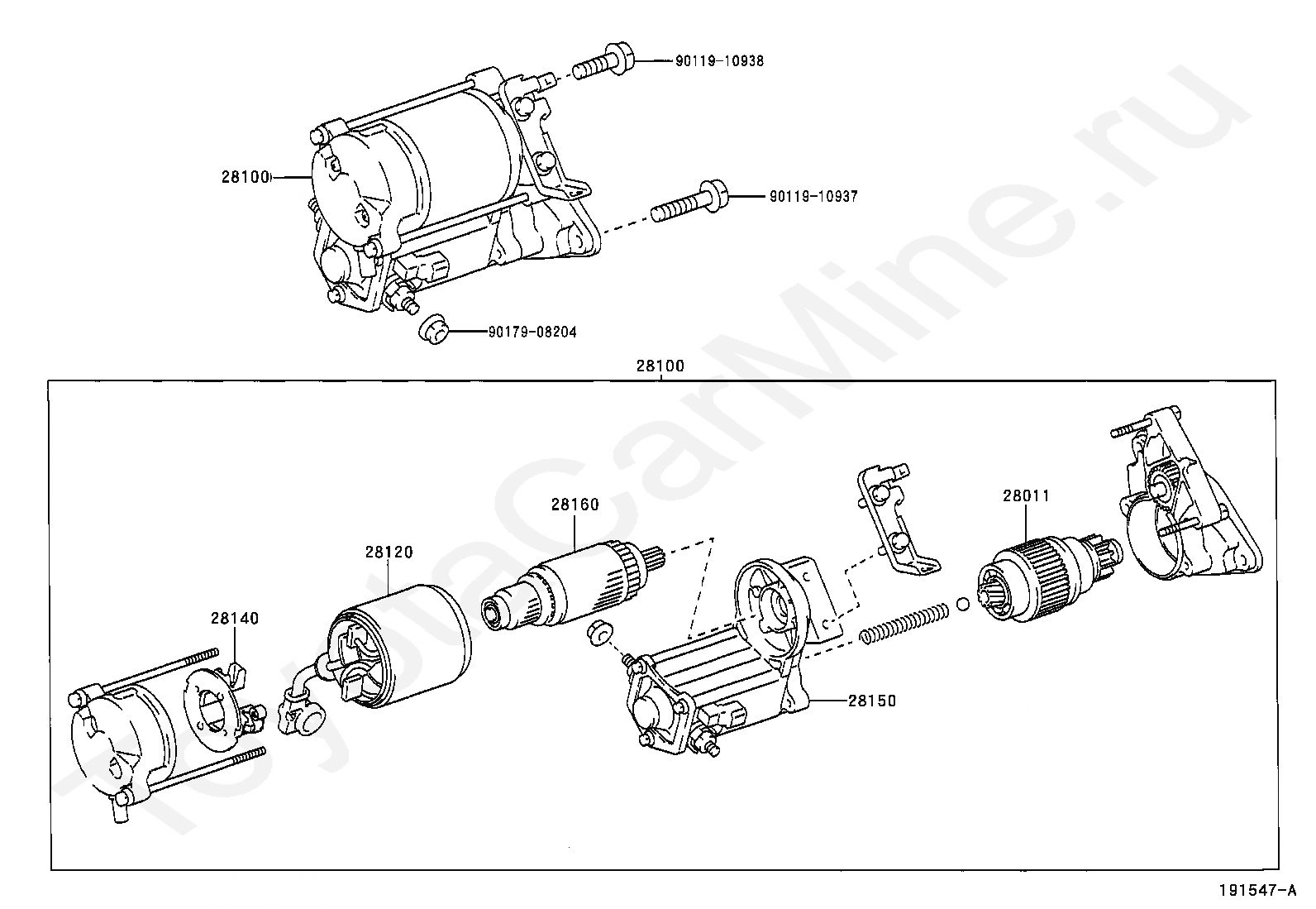 Схема стартера тойота. Схема стартера Тойота Королла. Схема стартера Тойота Королла 120. Стартер Тойота Королла 120. Стартер 28100-22030 Denso.
