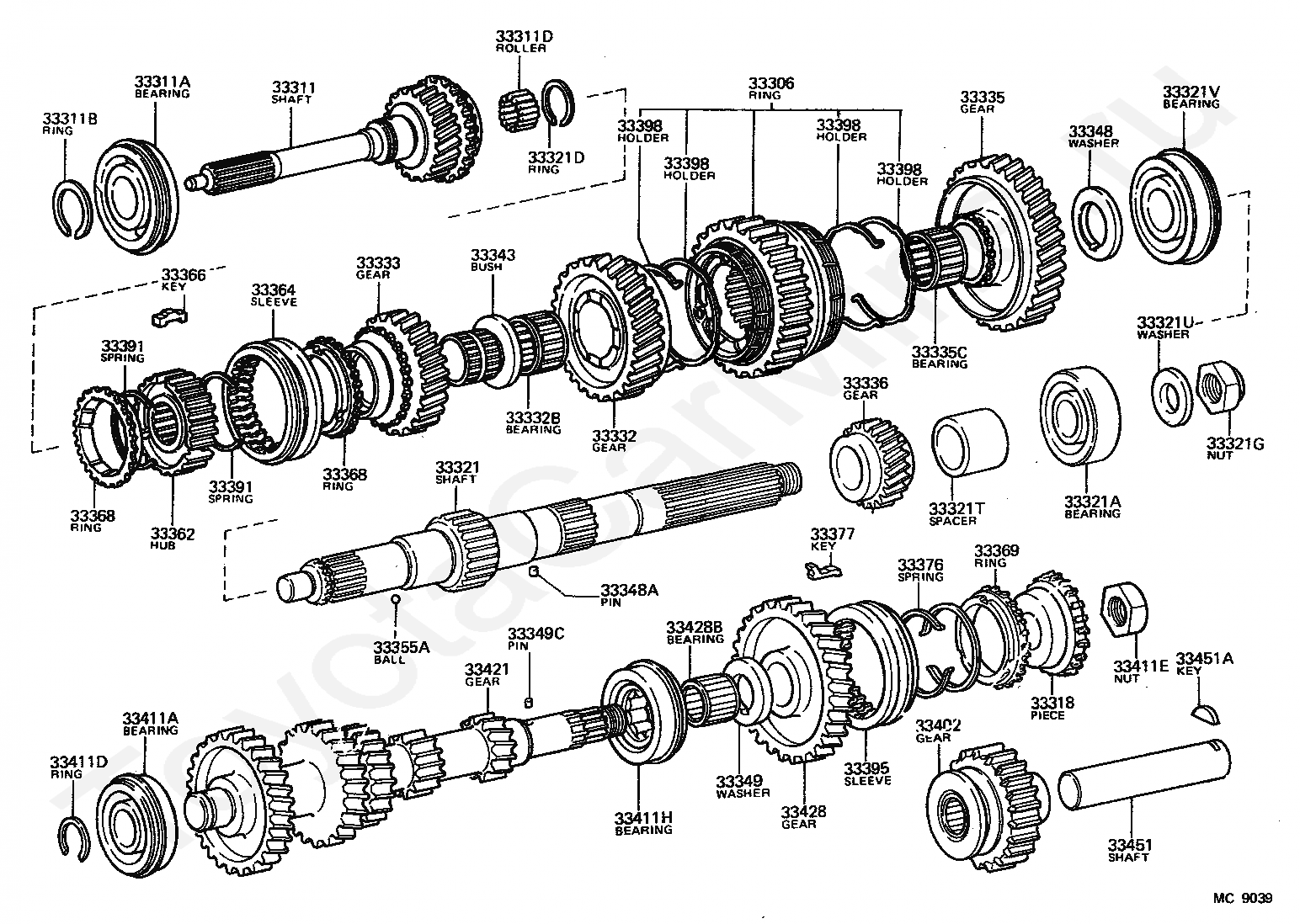 Блок роботизированной коробки mtm, 5-speed floor shift(sequential. 82285 3 схема. Выходной вал кпп на тойота марк 2. Mtm 5 speed floor shift. Тойота королла 120 схема кпп.