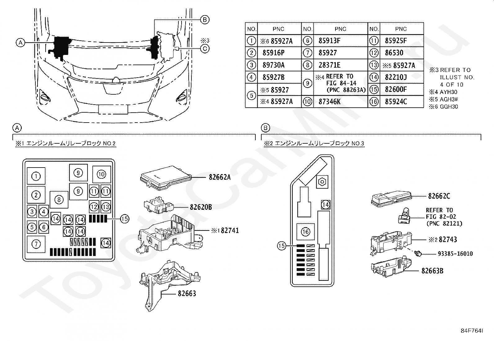 Реле и кнопки Тойота для ALPHARD/VELLFIRE/HV, 2015/01 - 2022, 2,5 литра .