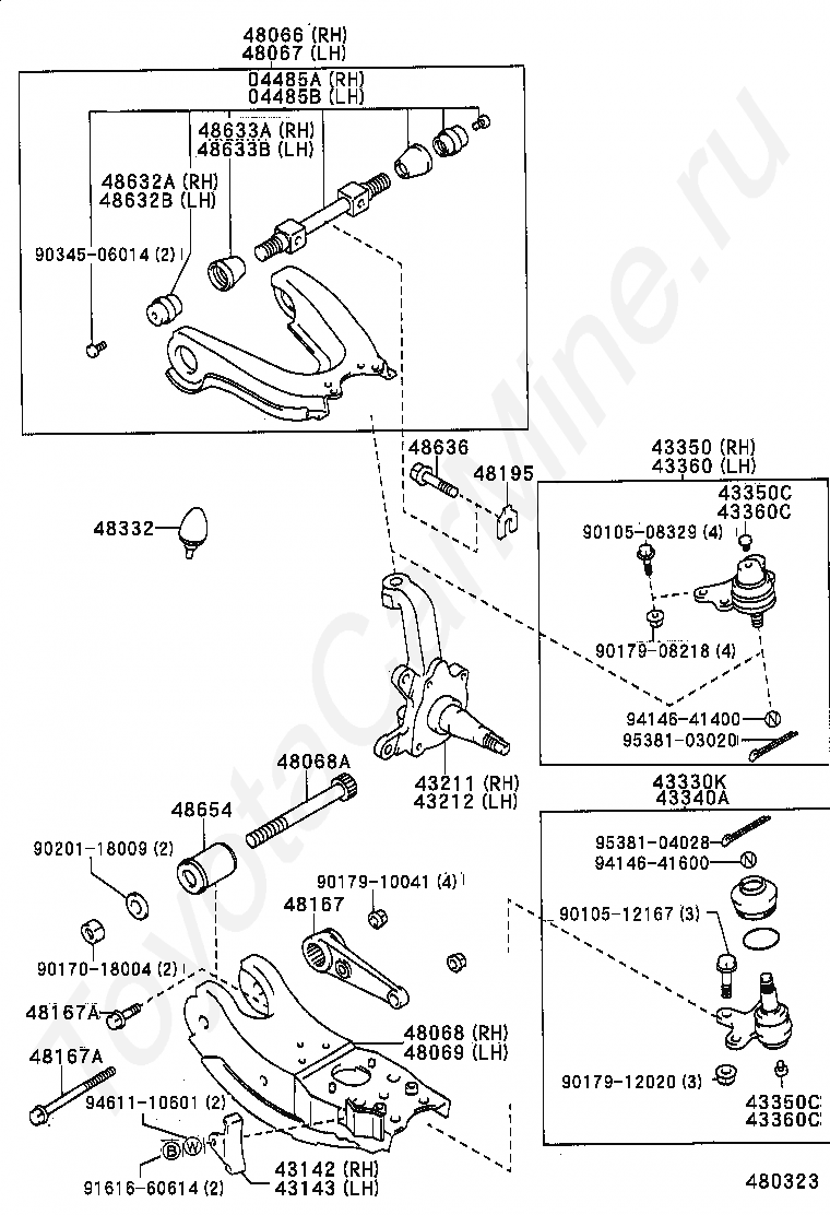 Ремонт передней подвески тойота хайлюкс - фото