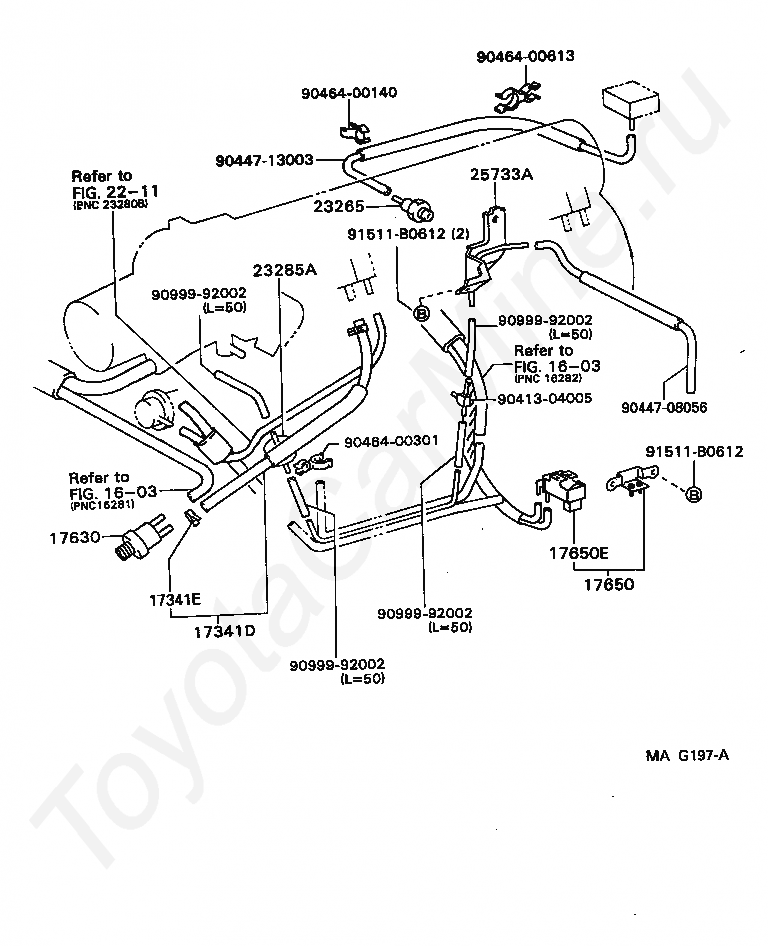 Подключение вакуумных шлангов 1jz ge - фото