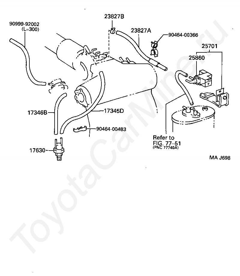 Вакуумные шланги тойота. Вакуумная система Тойота Хайлюкс. Vacuum Piping Toyota Hilux. Вакуумная магистраль Сурф 185. Распиновка вакуумных трубок на Hilux Surf kzn 185.