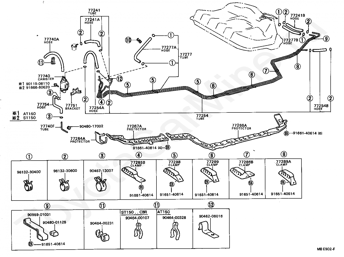 Замена топливных трубок тойота - 80 фото