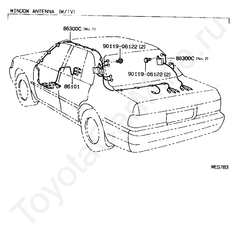 Toyota crown схема. Crown 140 антенна. Crown 141 антенна. Схема фары Toyota Crown 141. Тойота Кроун 170 кузов схема антенны в бампере.