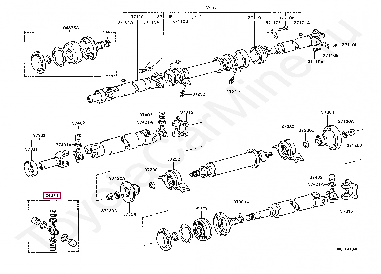 Крестовина Крестовина 0437160100