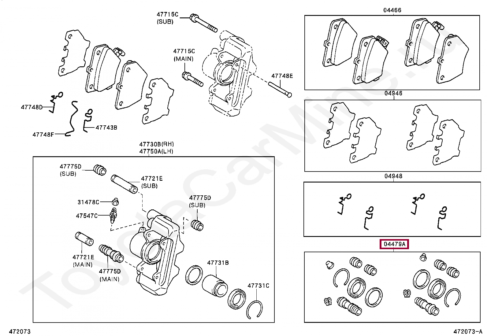 CYLINDER KIT, DISC BRAKE, REAR CYLINDER KIT, DISC BRAKE, REAR 0447920340