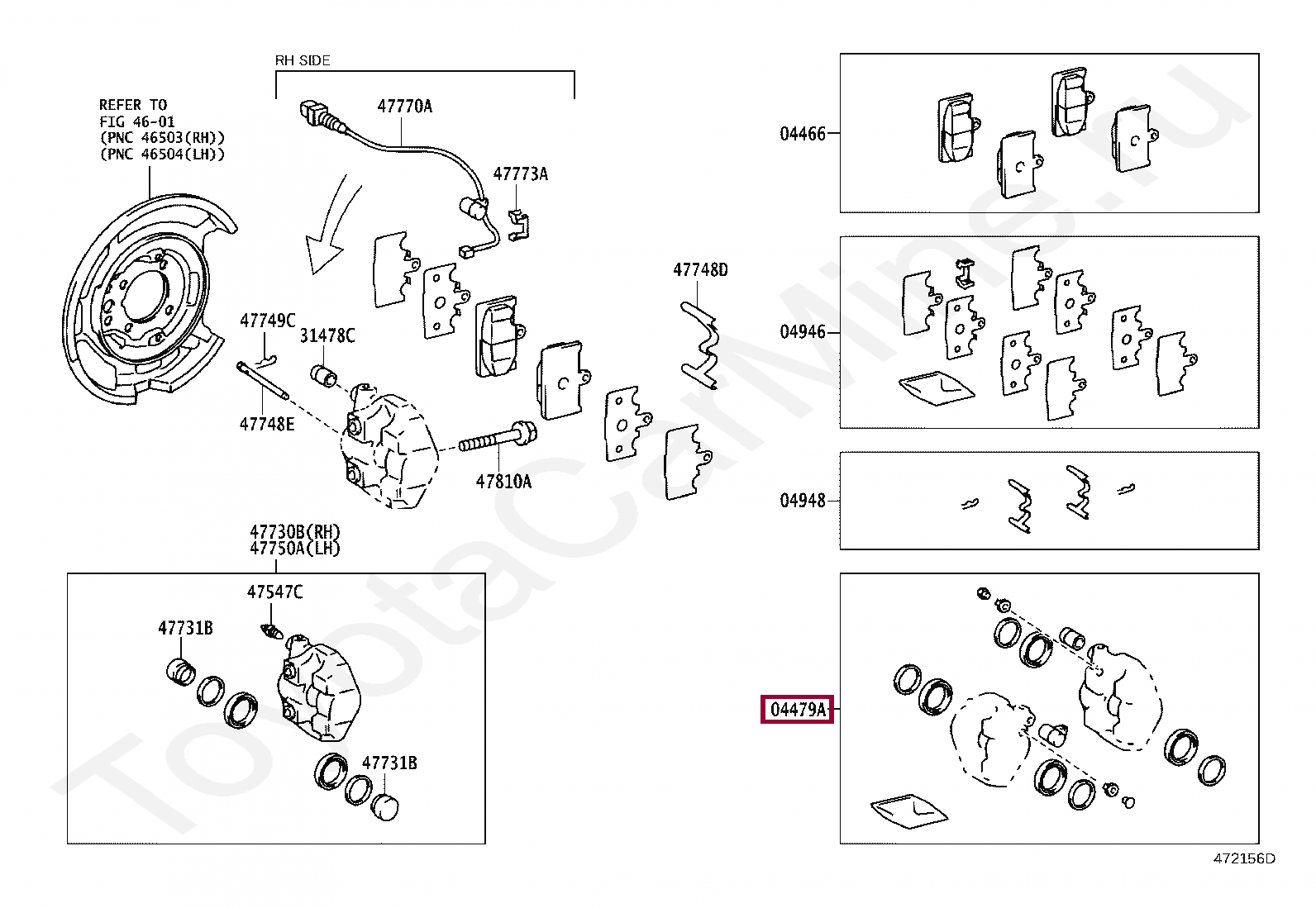 CYLINDER KIT, DISC BRAKE, REAR CYLINDER KIT, DISC BRAKE, REAR 0447950140