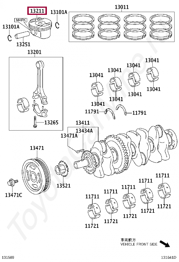 PISTON PISTON 1321136041B0