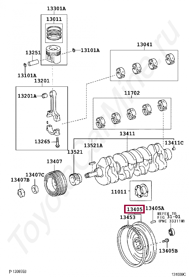FLYWHEEL SUB-ASSY FLYWHEEL SUB-ASSY 13450E0L60