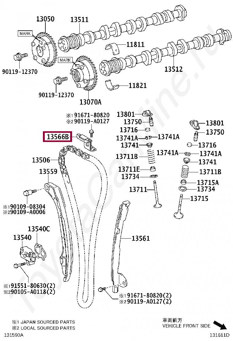 Направляющая цепи Направляющая цепи 1356636011