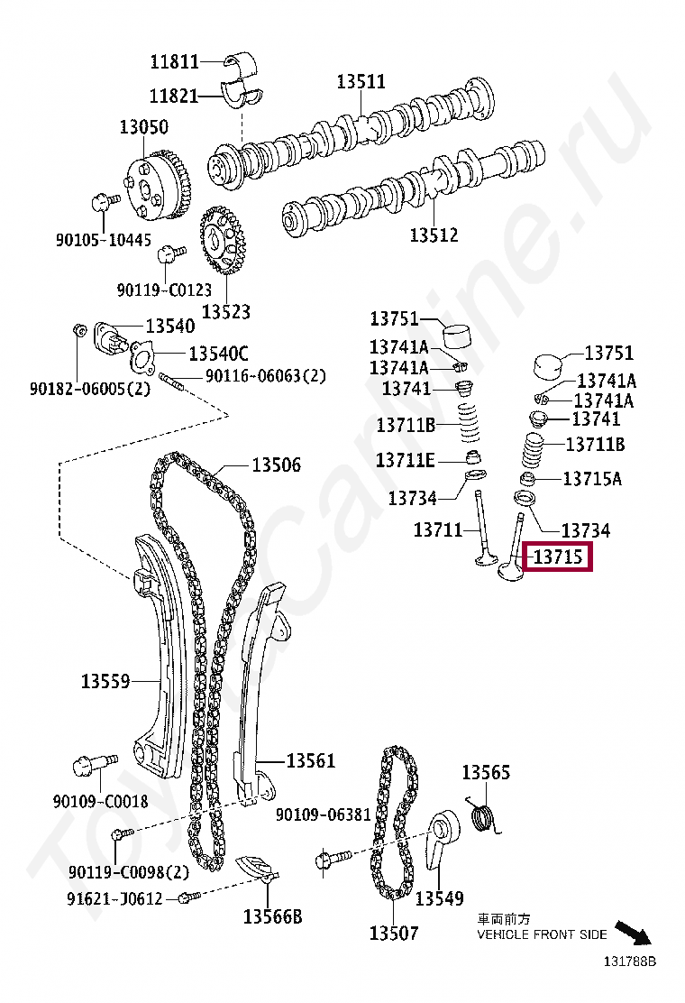 Впускной клапан Впускной клапан 1371528040