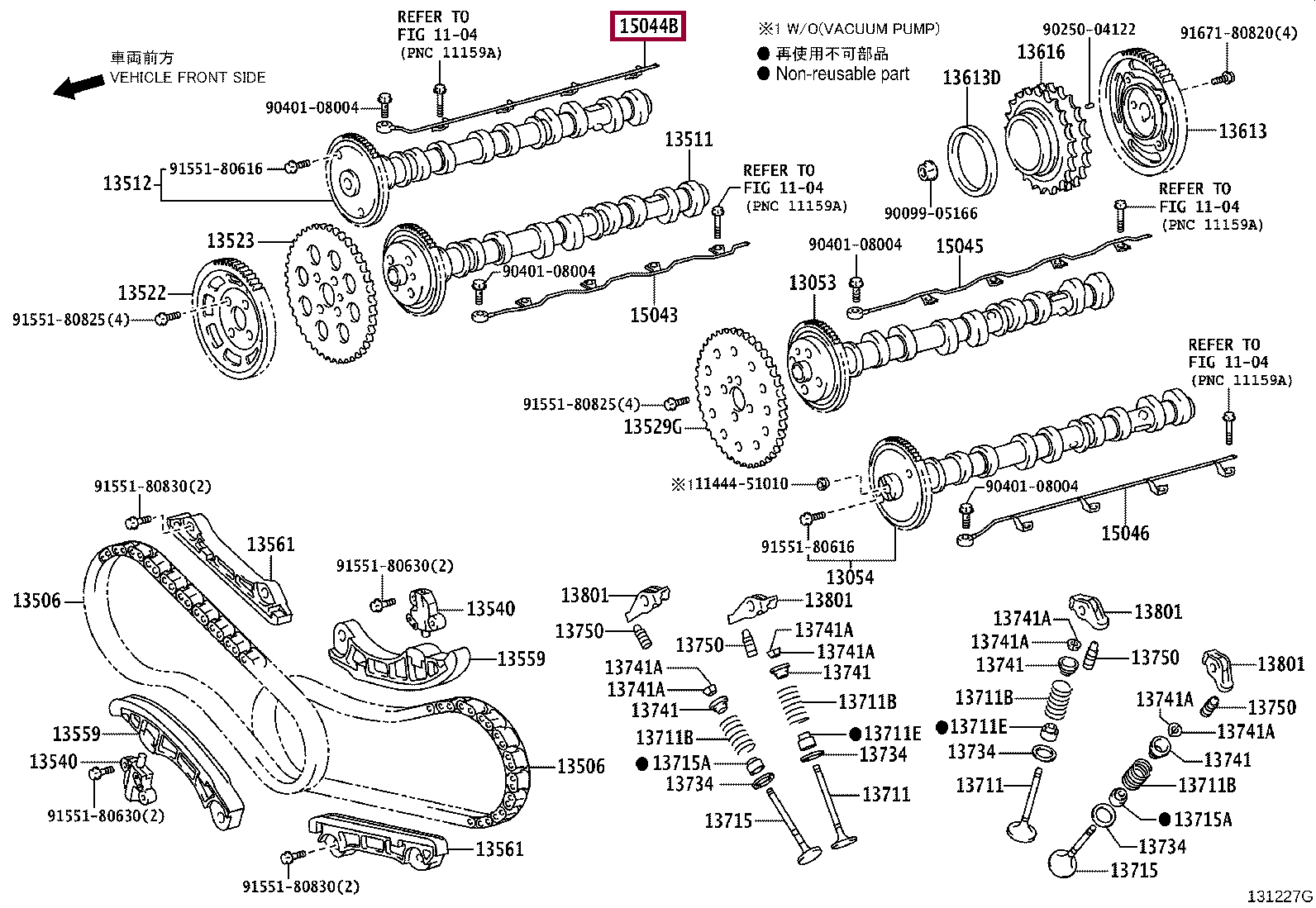 PIPE SUB-ASSY, CAMSHAFT OIL FEED, NO.2 PIPE SUB-ASSY, CAMSHAFT OIL FEED, NO.2 1504451010