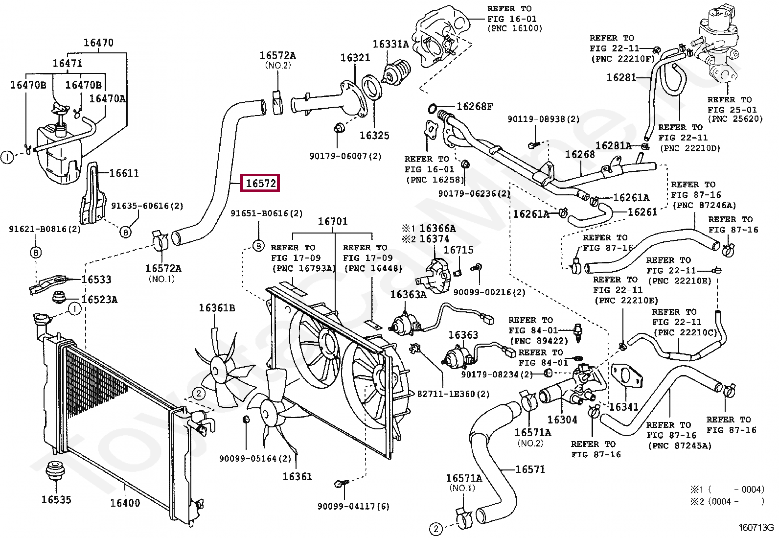 HOSE, RADIATOR, OUTLET HOSE, RADIATOR, OUTLET 1657274330
