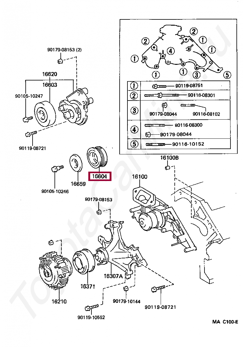 Ролик обводной Ролик обводной 1660450030
