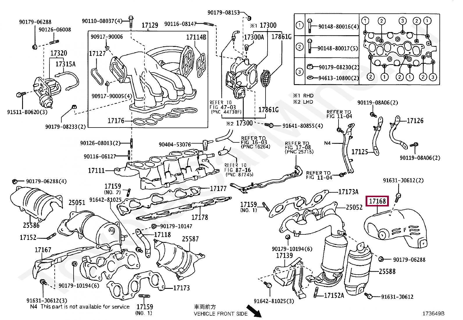 Запчасти Тойота INSULATOR, EXHAUST MANIFOLD HEAT, NO.2 (1716820070)
