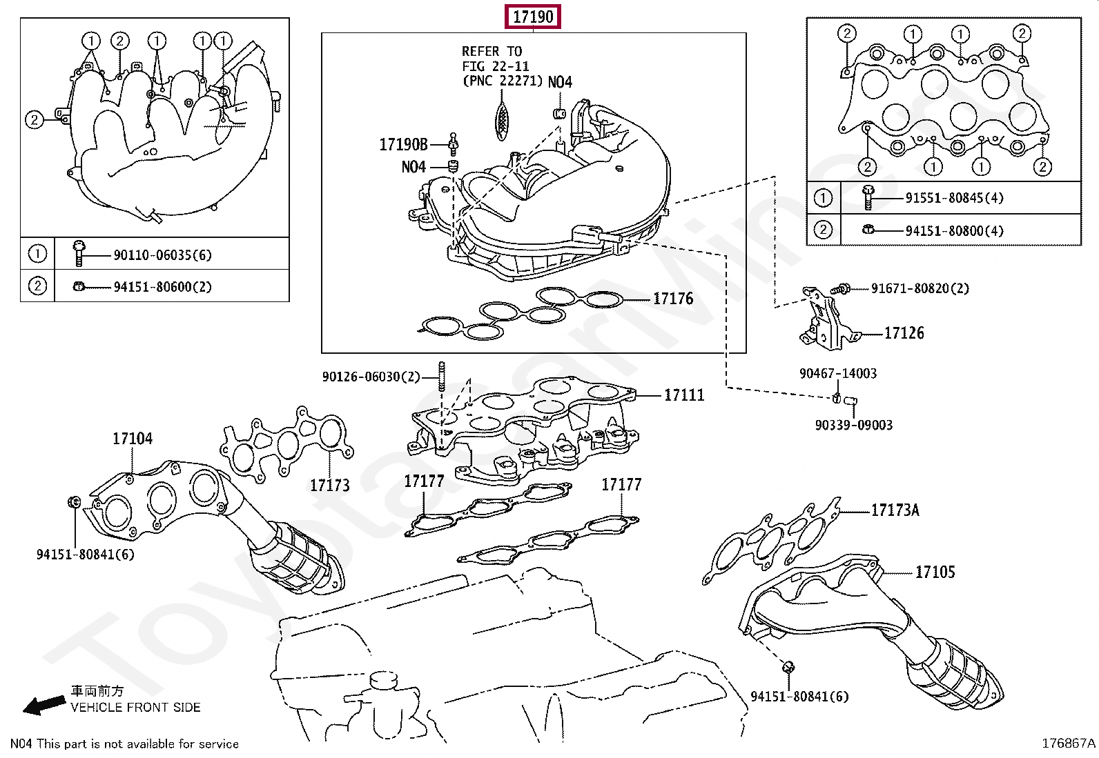 TANK ASSY, INTAKE AIR SURGE TANK ASSY, INTAKE AIR SURGE 1719031170
