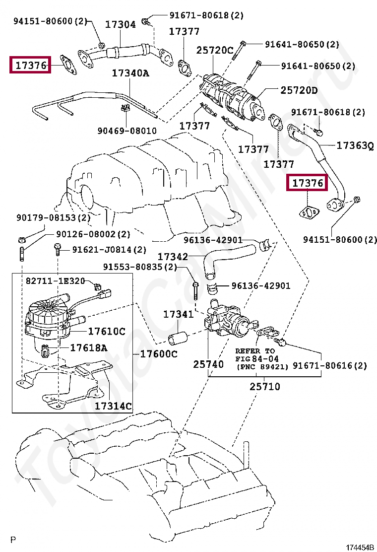 Прокладка NO.1 Прокладка NO.1 1737650010