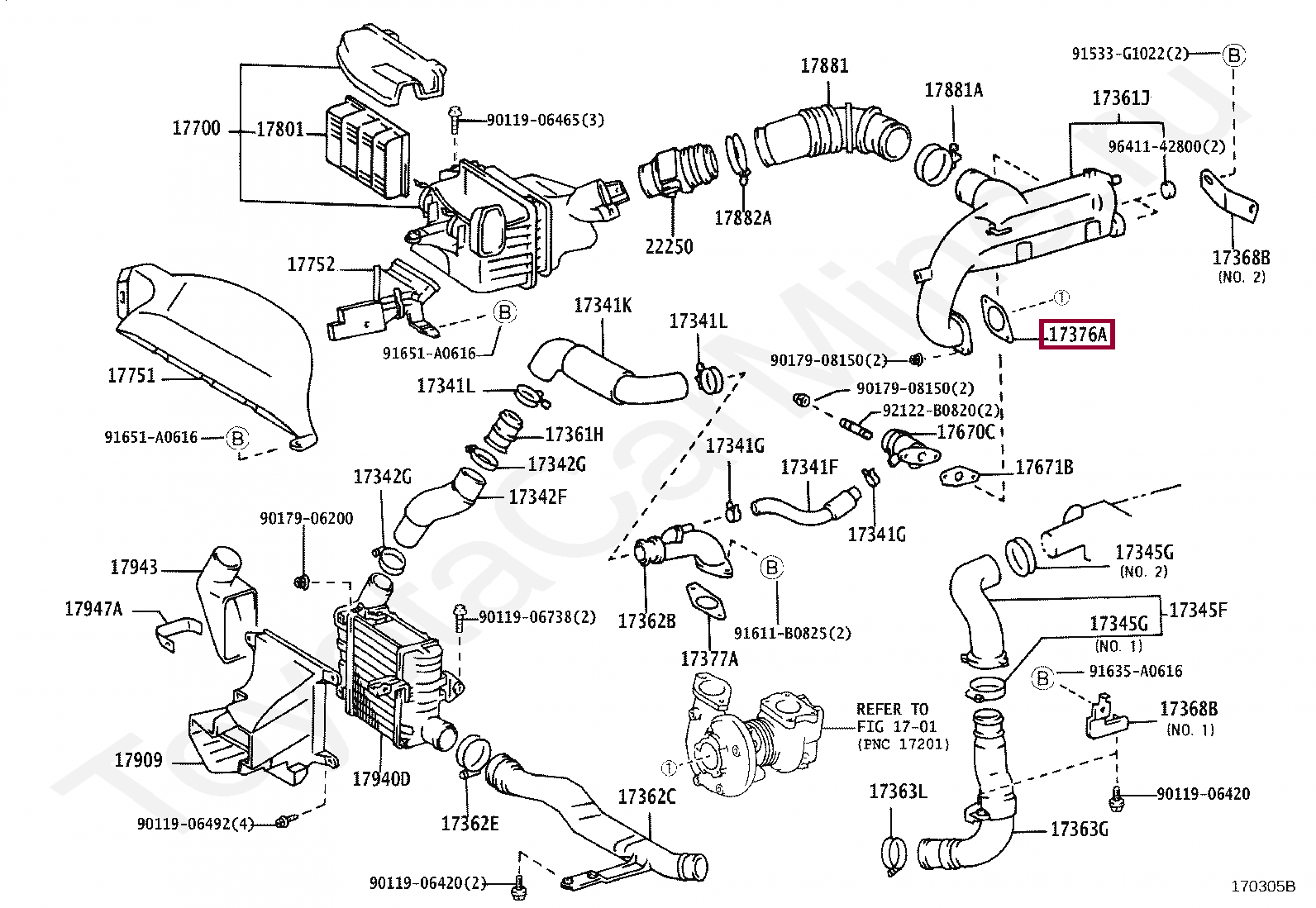 GASKET, AIR TUBE GASKET, AIR TUBE 1737688410