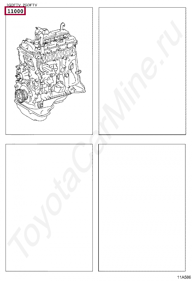 ENGINE ASSY, PARTIAL ENGINE ASSY, PARTIAL 190000E190