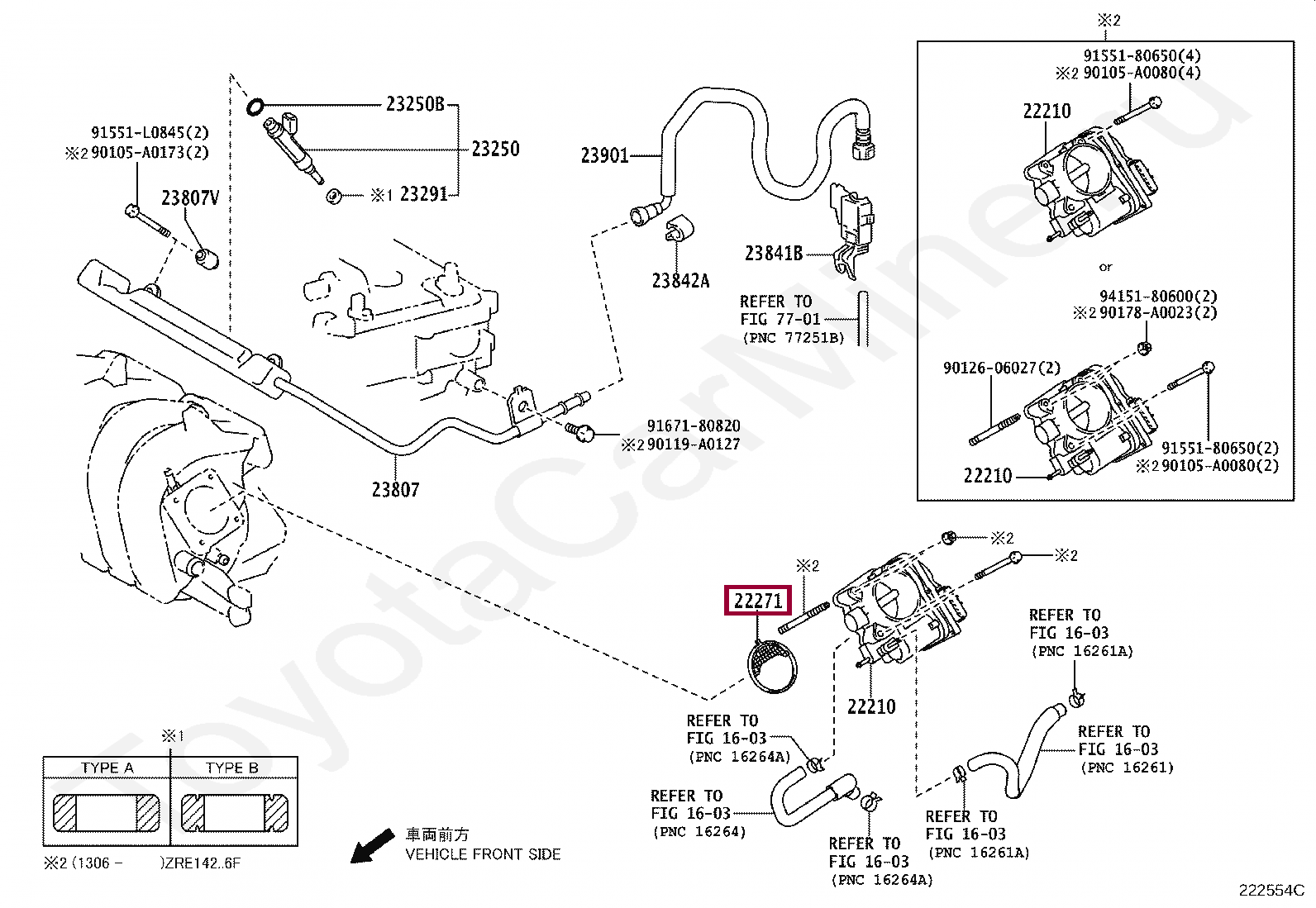 GASKET, THROTTLE BODY GASKET, THROTTLE BODY 2227175031