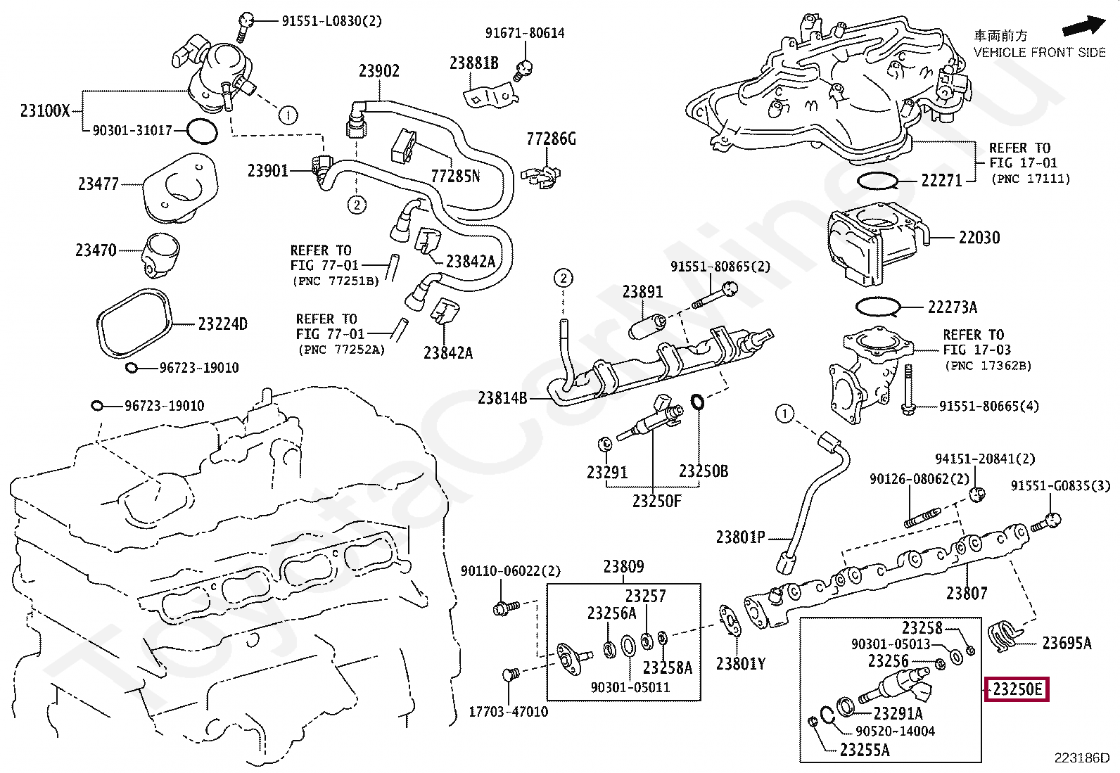 INJECTOR ASSY, FUEL(FOR DIRECT) INJECTOR ASSY, FUEL(FOR DIRECT) 232093603002