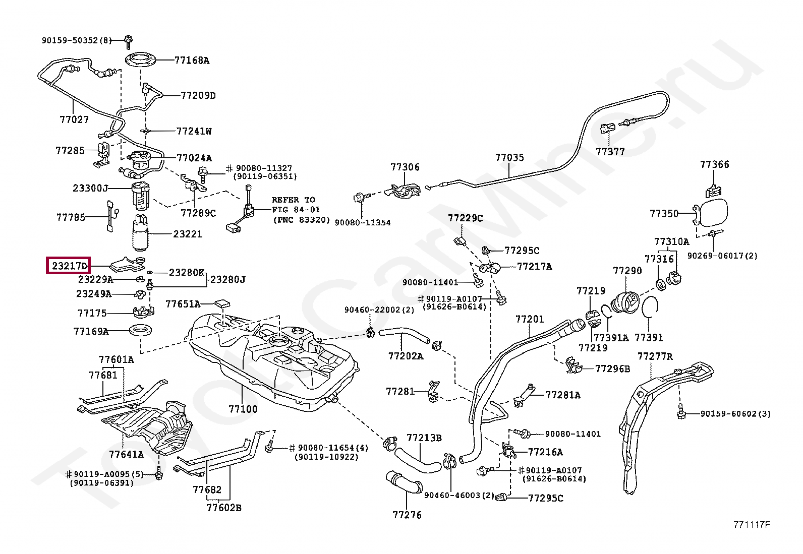 FILTER, FUEL PUMP FILTER, FUEL PUMP 232170D030