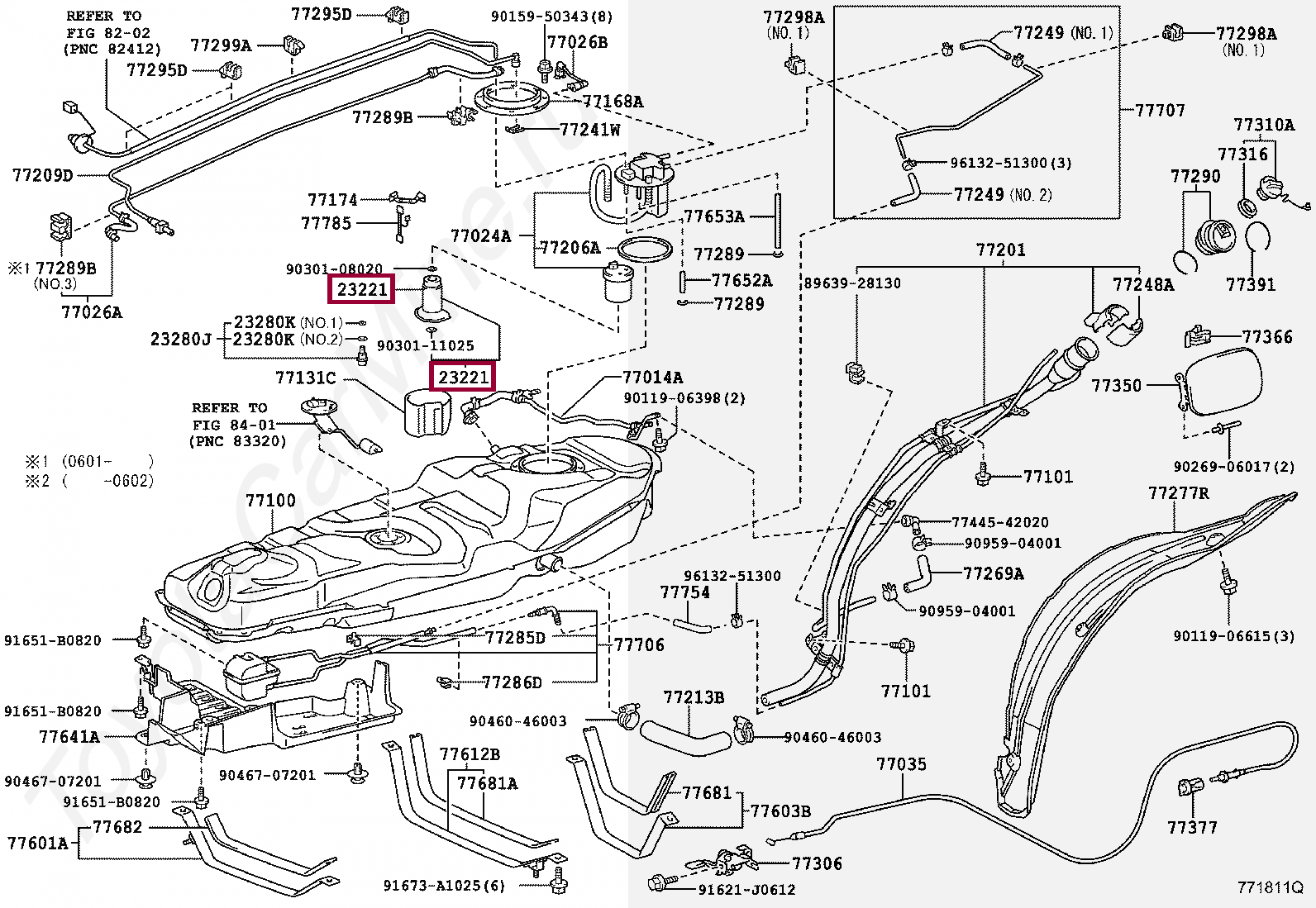 PUMP, FUEL PUMP, FUEL 2322036011
