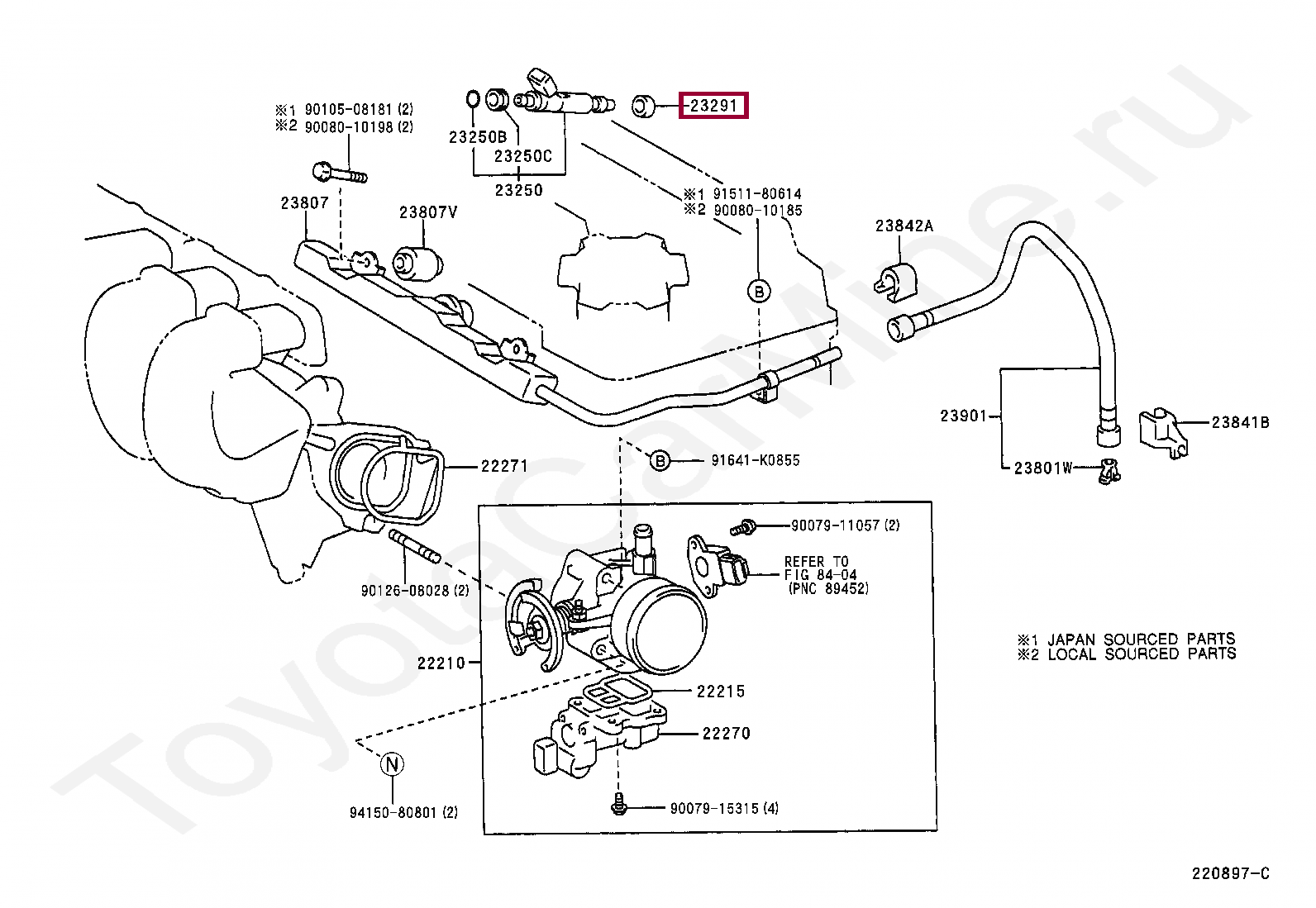 INSULATOR, INJECTOR VIBRATION INSULATOR, INJECTOR VIBRATION 232910D010
