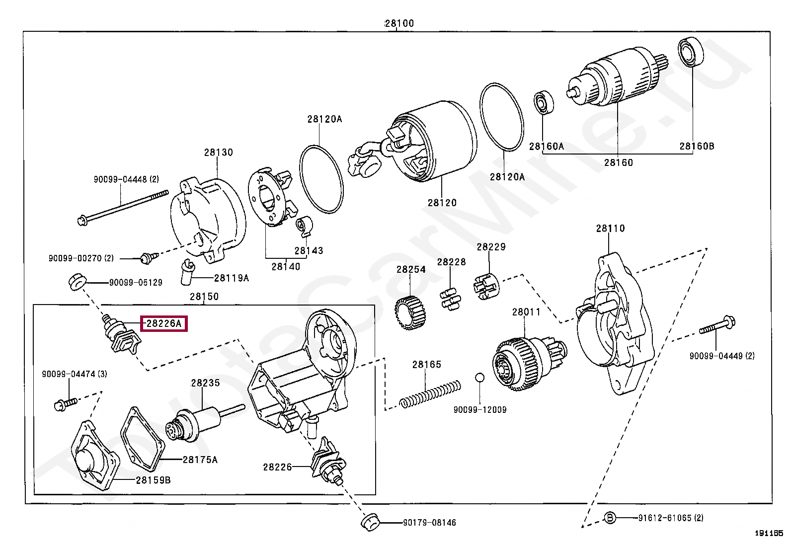 STARTER KIT, MOTOR TERMINAL STARTER KIT, MOTOR TERMINAL 2822674070