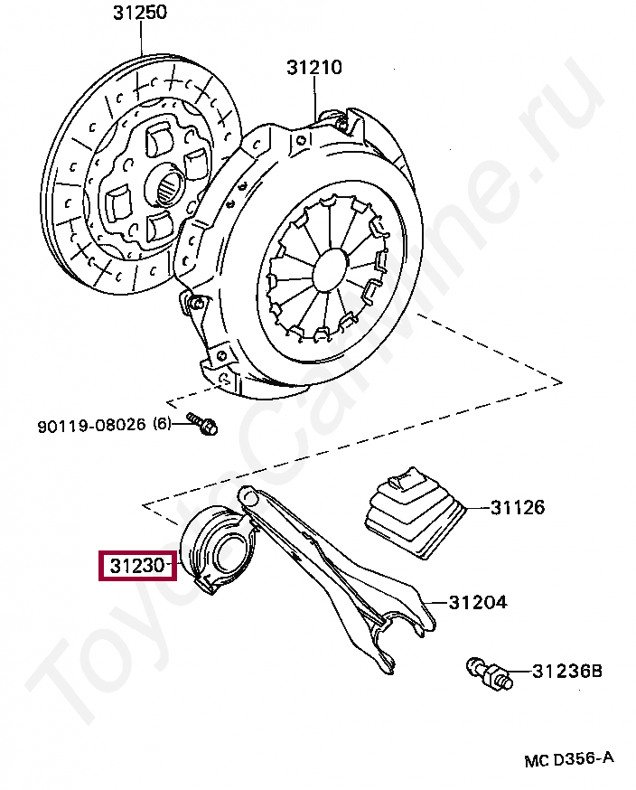 BEARING ASSY, CLUTCH RELEASE BEARING ASSY, CLUTCH RELEASE 3123016060