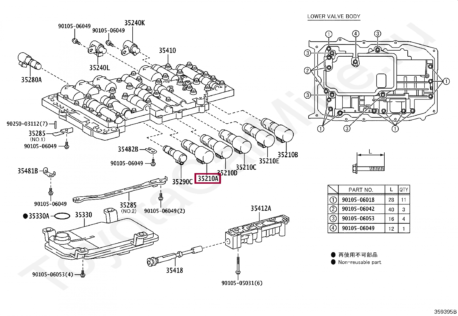 VALVE, SOLENOID(SL5) VALVE, SOLENOID(SL5) 3527060030