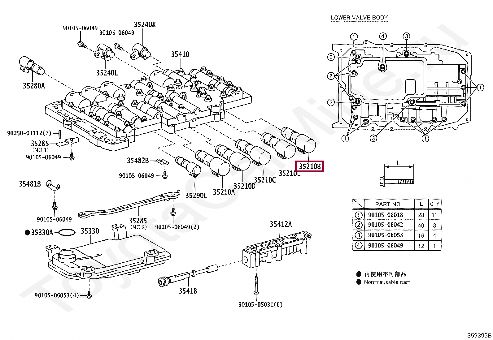 VALVE, SOLENOID(SL2) VALVE, SOLENOID(SL2) 3527060060