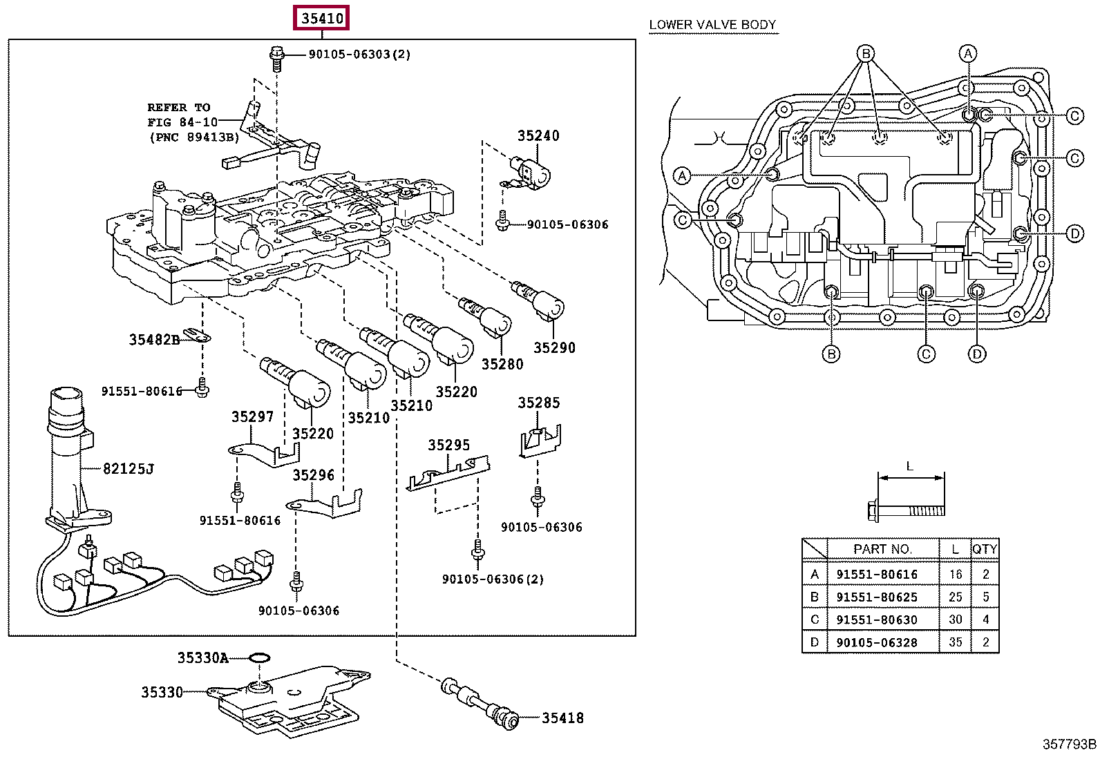 BODY ASSY, TRANSMISSION VALVE BODY ASSY, TRANSMISSION VALVE 3541033260
