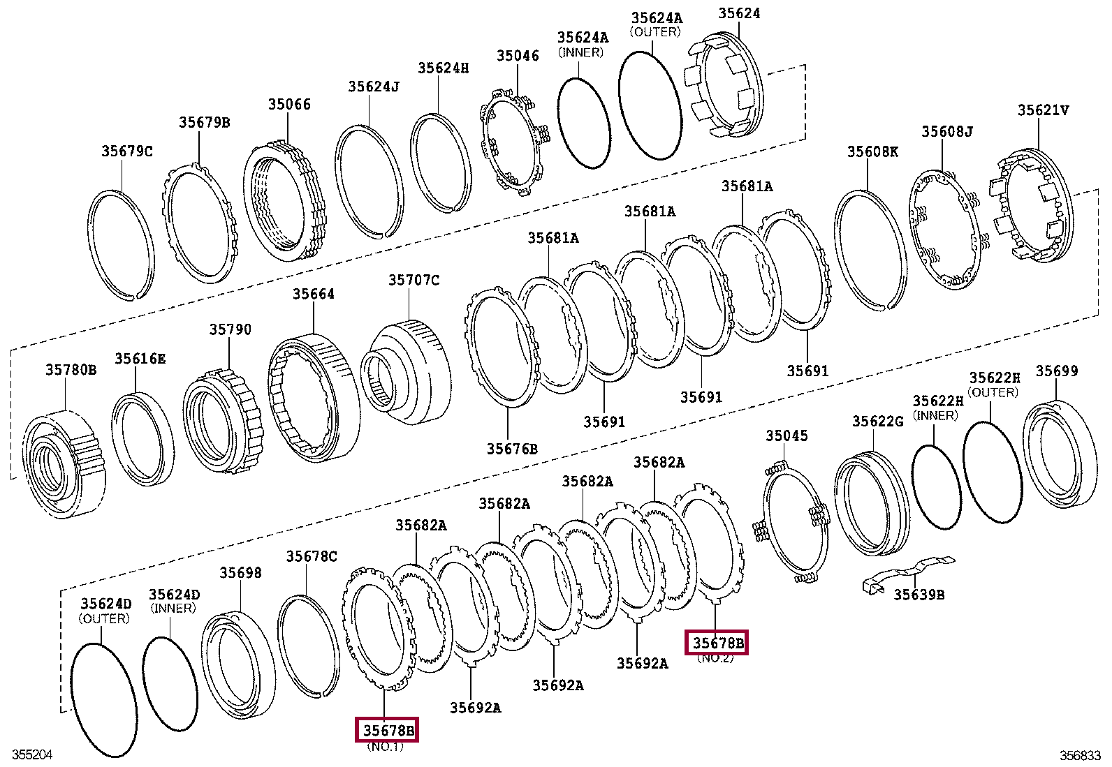 FLANGE, BRAKE, NO.2 FLANGE, BRAKE, NO.2 3567822040