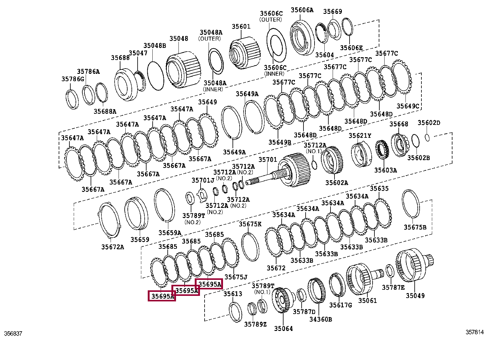 PLATE, COAST CLUTCH PLATE, COAST CLUTCH 3569550010