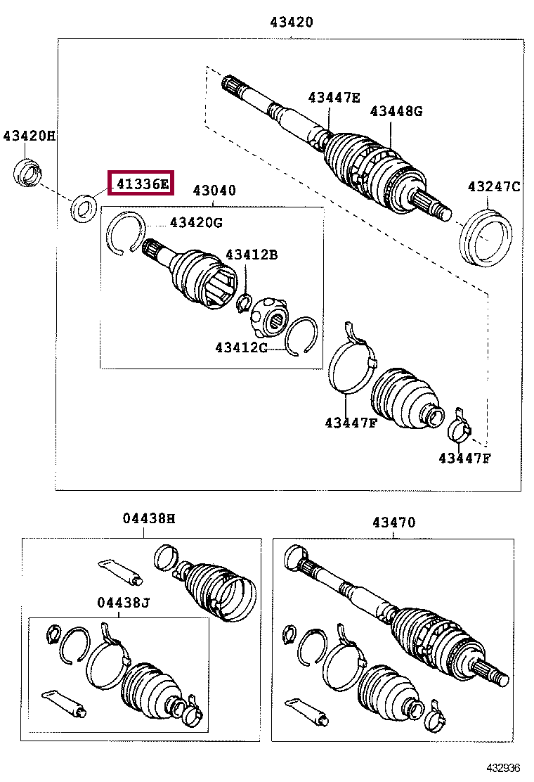 COVER, FRONT DRIVE SHAFT DUST, LH COVER, FRONT DRIVE SHAFT DUST, LH 4133628020