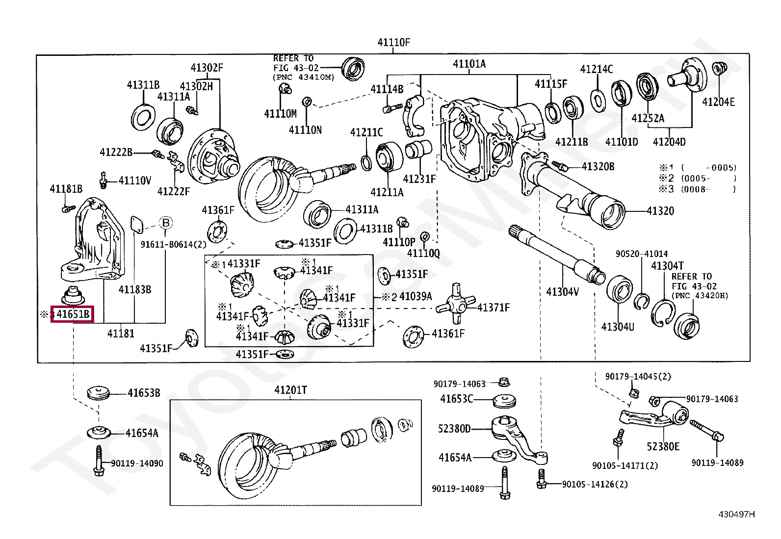 CUSHION, FRONT DIFFERENTIAL MOUNT, NO.1 CUSHION, FRONT DIFFERENTIAL MOUNT, NO.1 4165160010