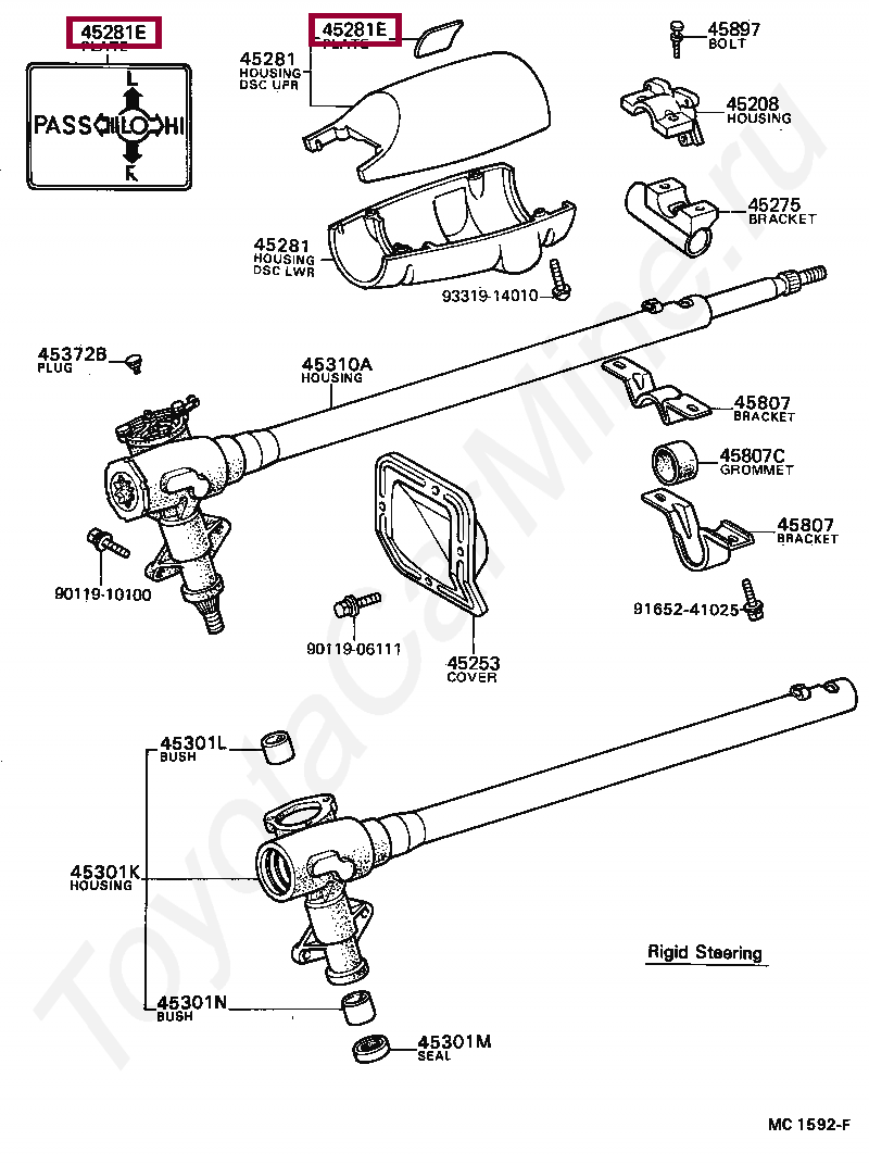 PLATE, SAFETY CAUTION PLATE, SAFETY CAUTION 4528322010