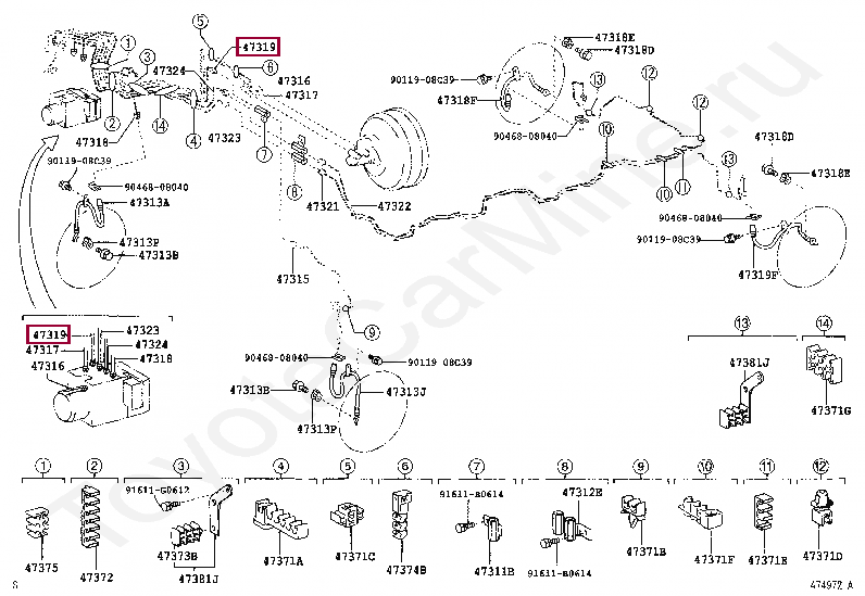 TUBE, FRONT BRAKE, NO.9 TUBE, FRONT BRAKE, NO.9 4731948230