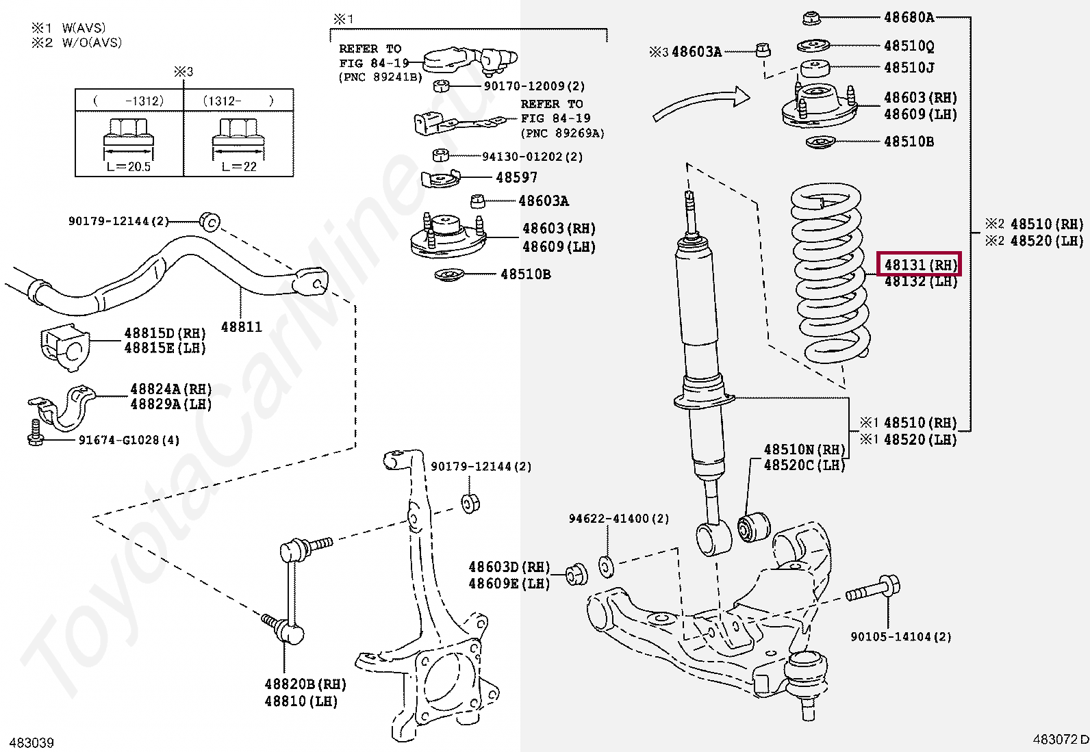 SPRING, FRONT COIL, LH SPRING, FRONT COIL, LH 4813160J20