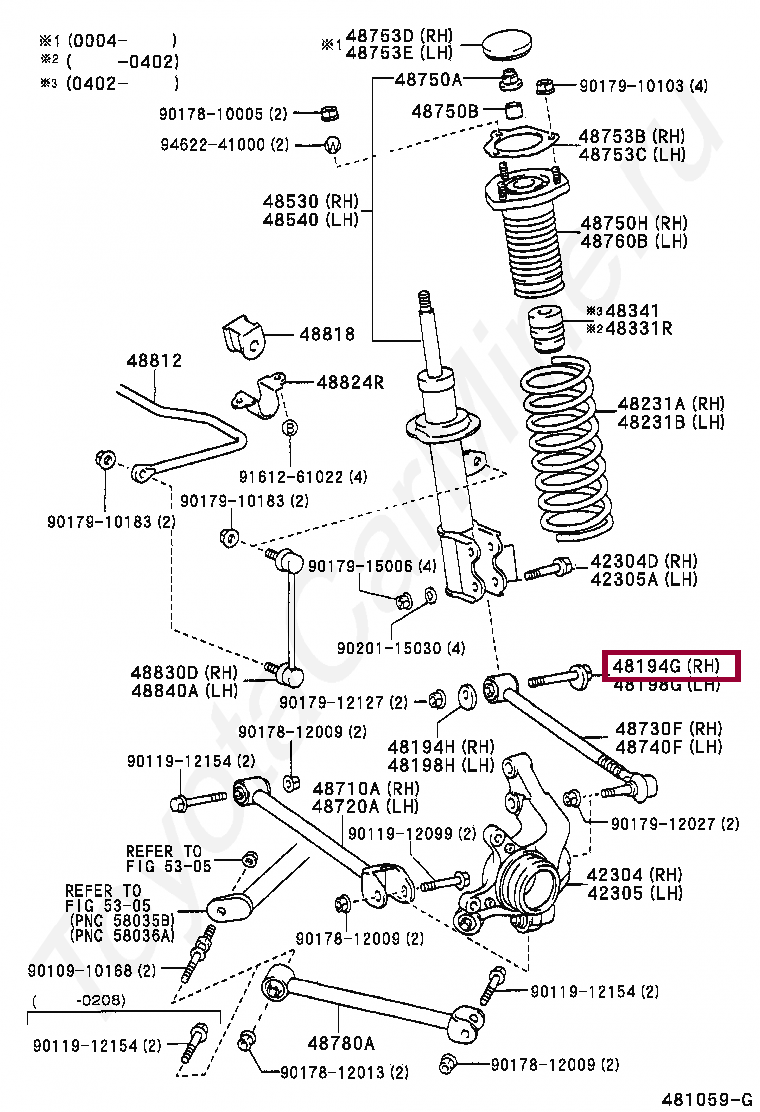 CAM, REAR SUSPENSION CAMBER ADJUST, NO.1 LH CAM, REAR SUSPENSION CAMBER ADJUST, NO.1 LH 4819032010