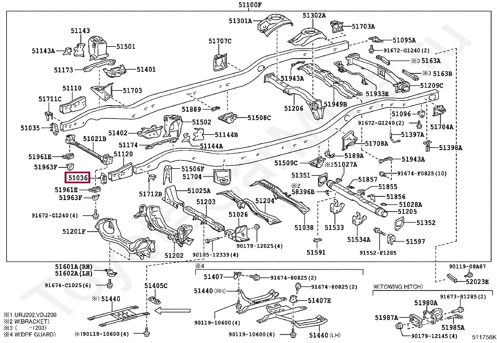 PLATE SUB-ASSY, FRAME SIDE RAIL, LH PLATE SUB-ASSY, FRAME SIDE RAIL, LH 5103D60010