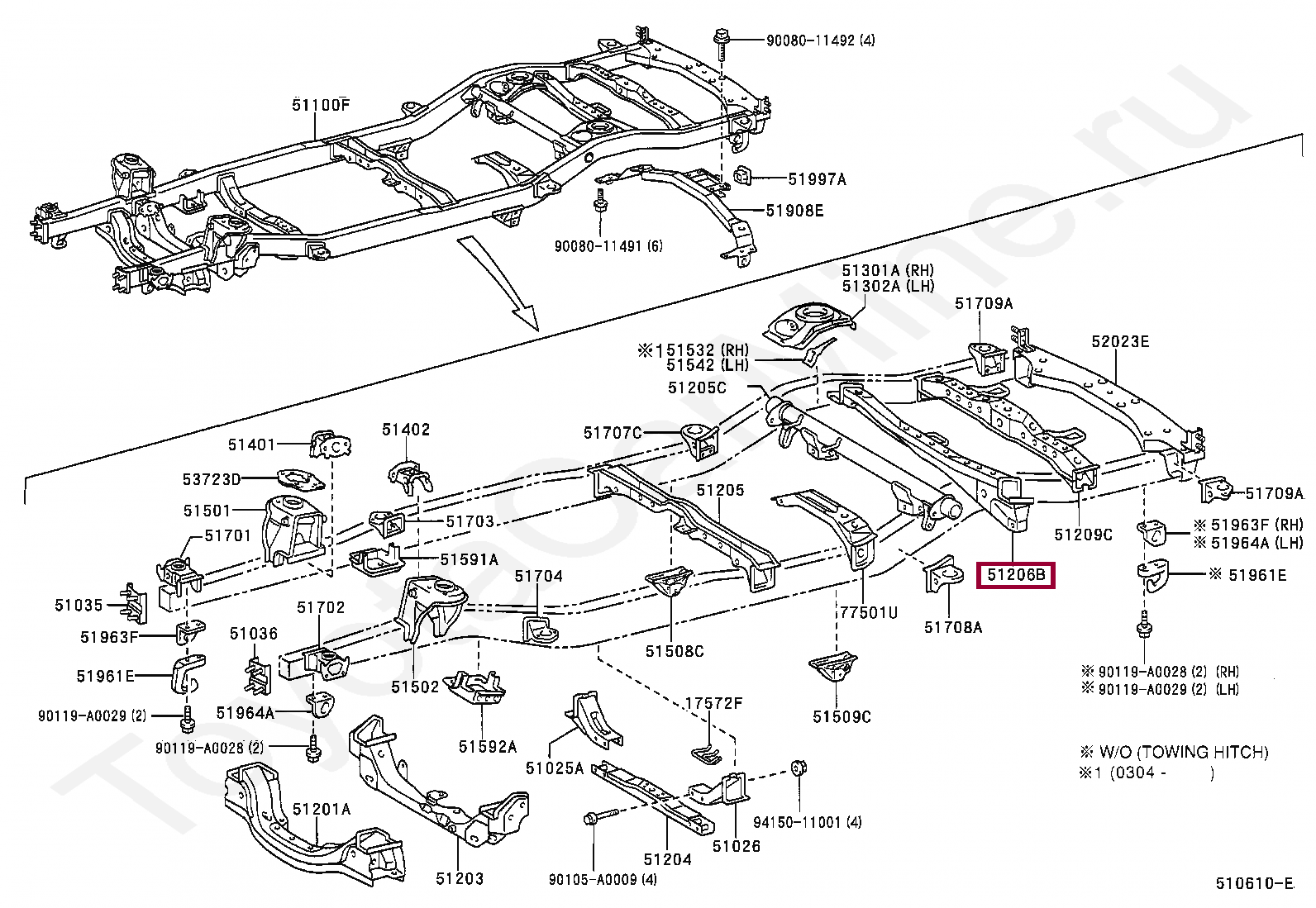 Тойота секвойя где находится номер рамы (много фото) - avtozahod.ru