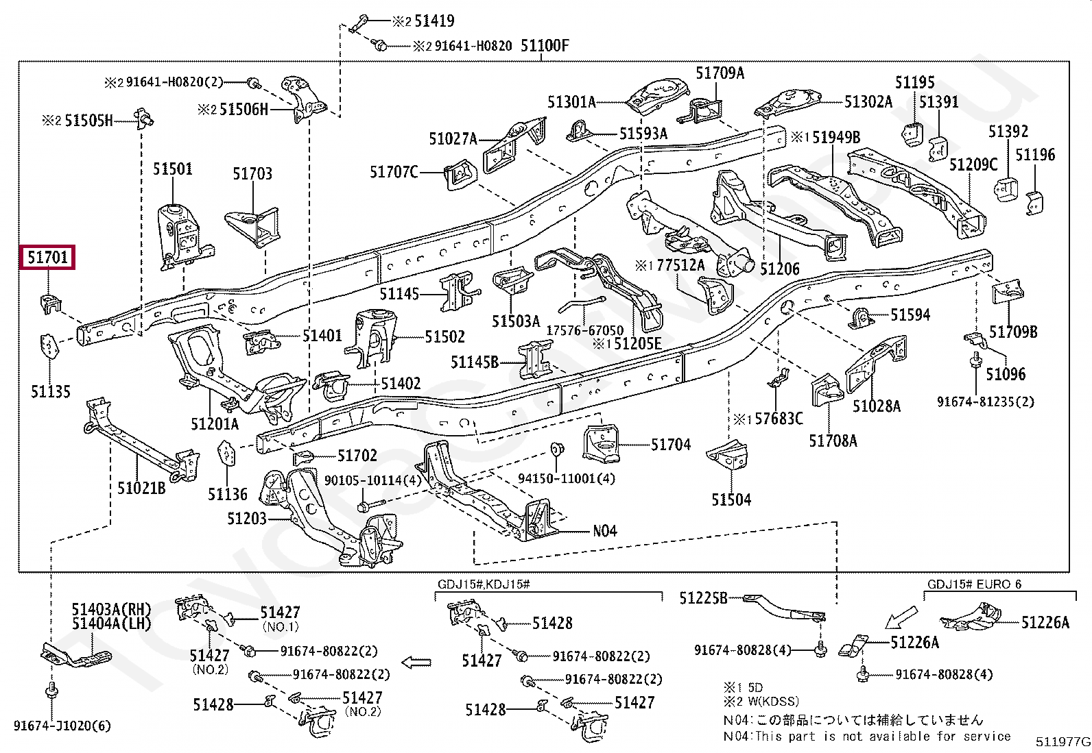 КРОНШТЕЙН КУЗОВНОЙ КРОНШТЕЙН КУЗОВНОЙ 5170160130