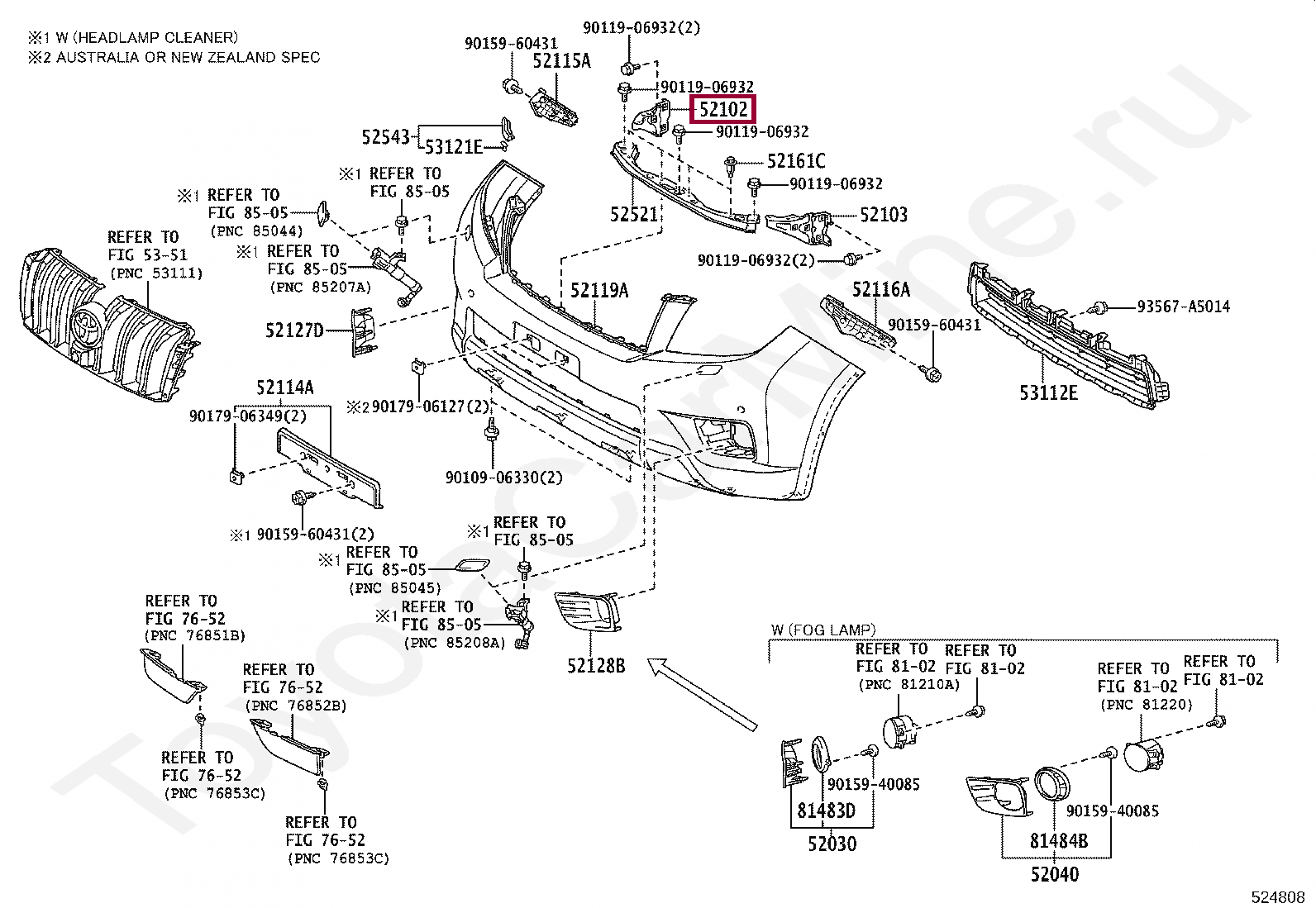 Кронштейн правый верхнего усилителя Кронштейн правый верхнего усилителя 5210260260