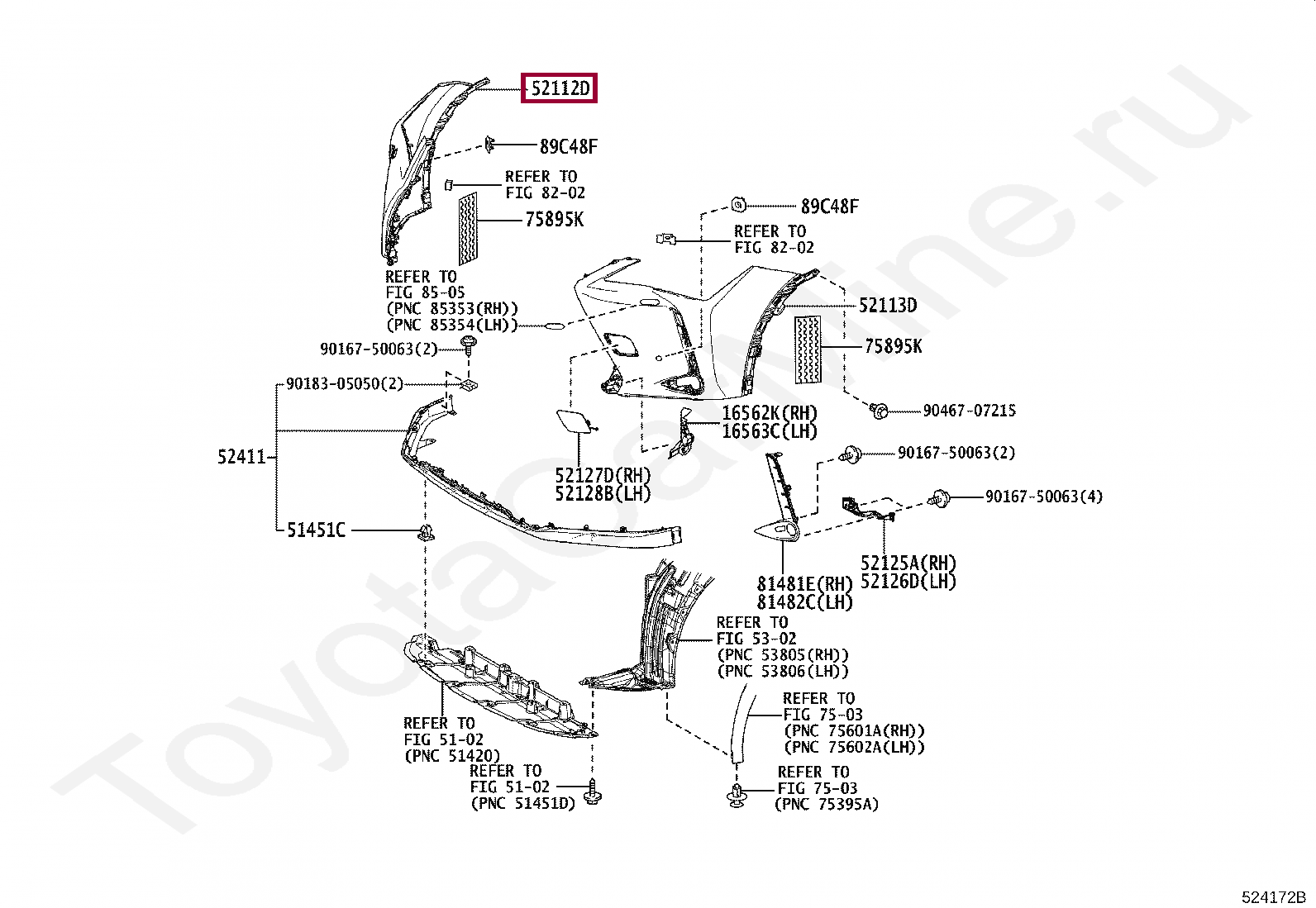 EXTENSION, FRONT BUMPER, RH EXTENSION, FRONT BUMPER, RH 5211276908