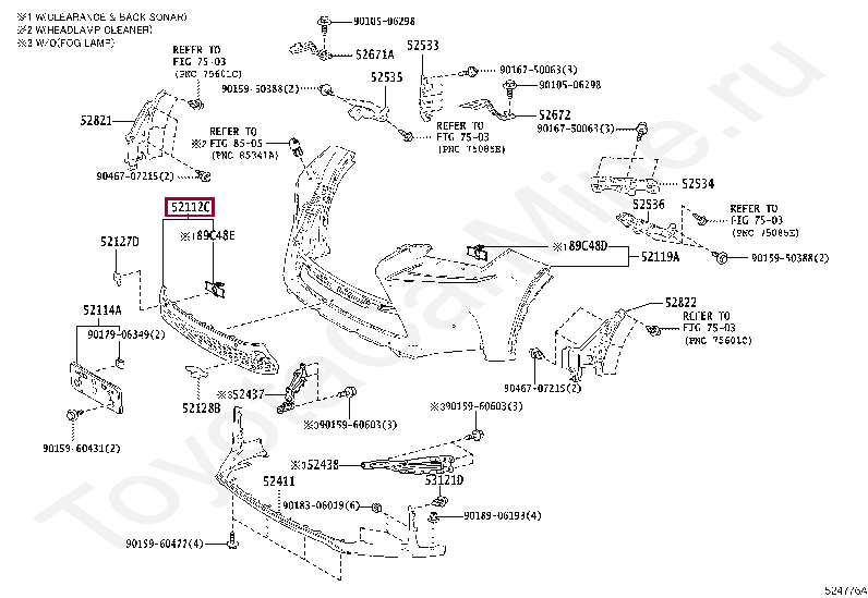 EXTENSION, FRONT BUMPER EXTENSION, FRONT BUMPER 5211278230