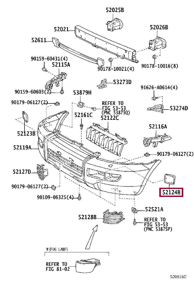 PLATE, FRONT BUMPER REINFORCEMENT, LH PLATE, FRONT BUMPER REINFORCEMENT, LH 5212460040
